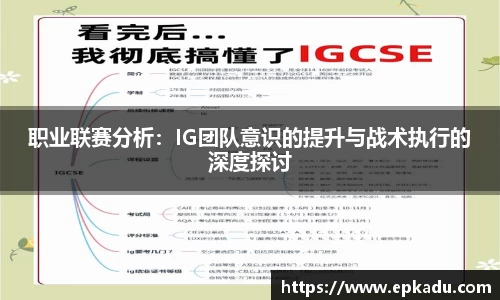 职业联赛分析：IG团队意识的提升与战术执行的深度探讨